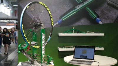 Abbey Bike Tools Introduces THE Truing Stand w/ Optional Islandix Computer Readout System