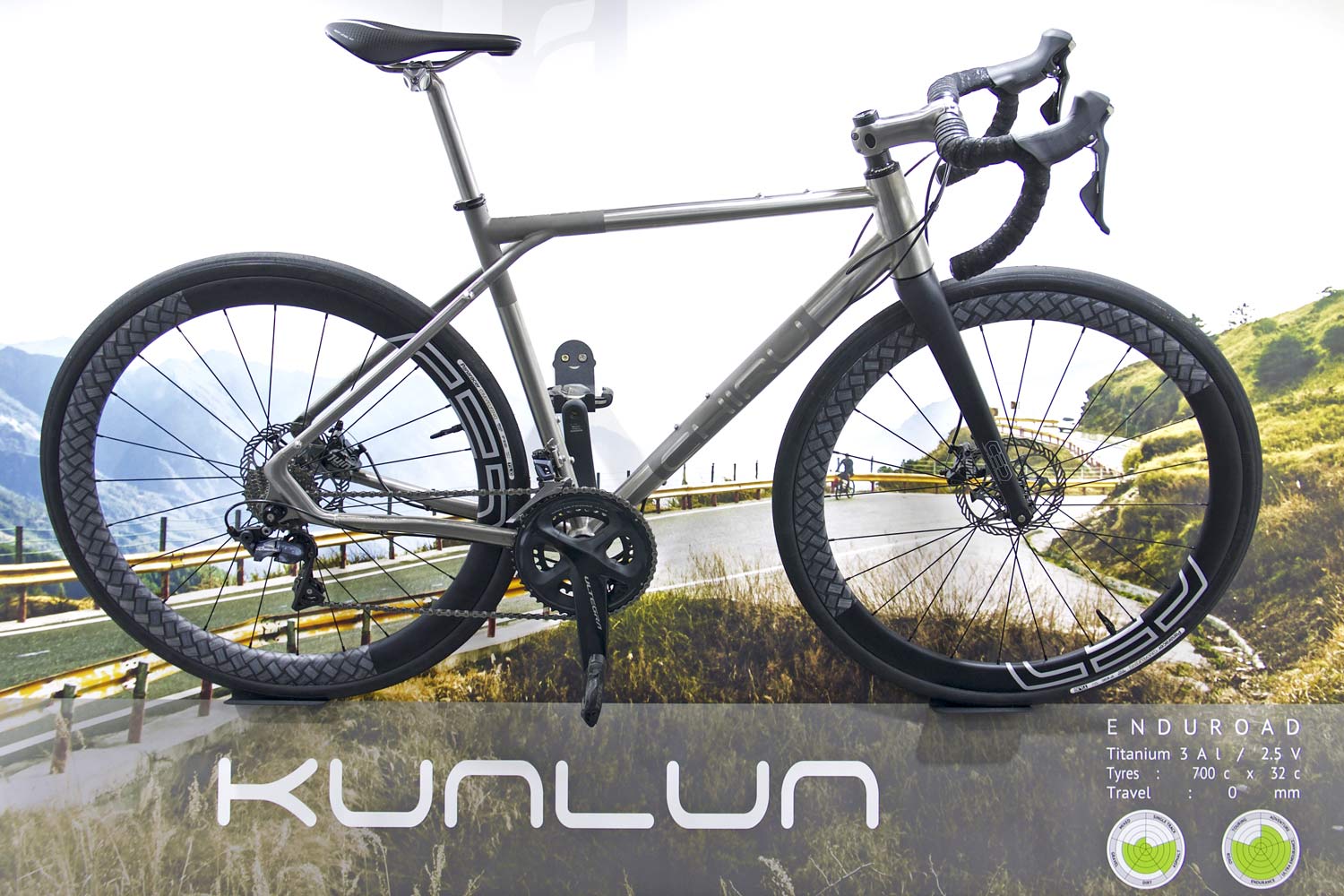 Chiru Kunlun brings adventure to road, Kegeti when roads get rough, fiber spoke wheels