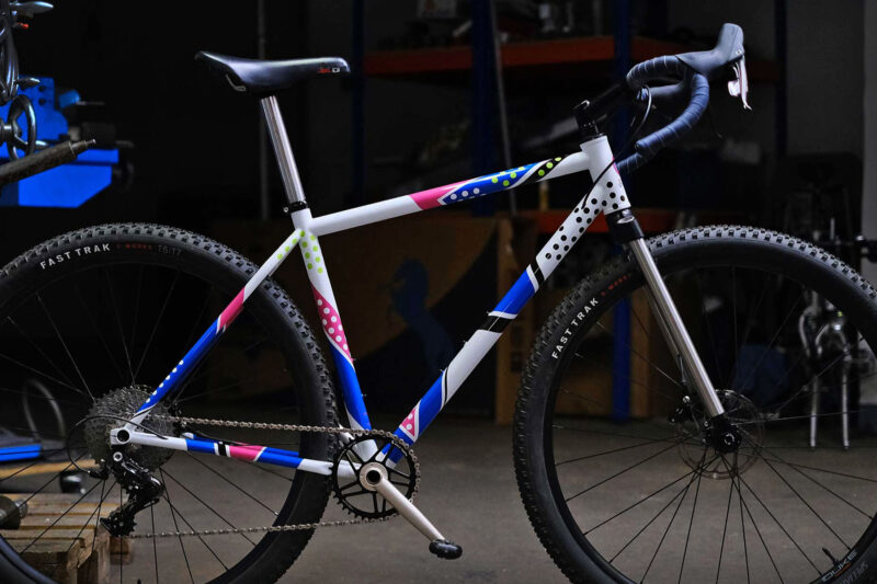 Cyber x Agresti Grawumm Builds Limited Edition Retro Dirt Drop MTB Gravel Bike