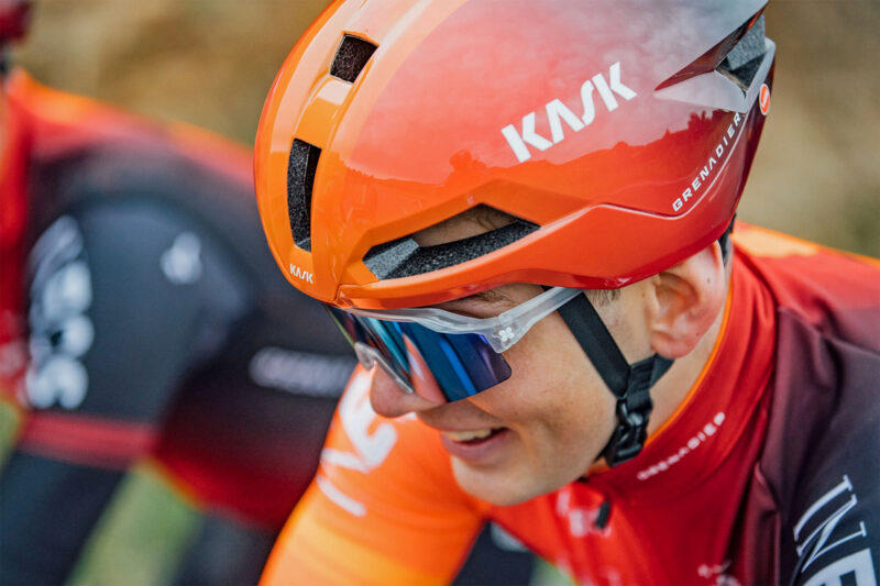 Next Gen Kask Utopia Aero Road Helmet Makes INEOS Faster By Covering their Ears