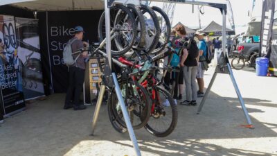 Stashed SpaceRail Bike Storage Gets a Freestanding Prototype